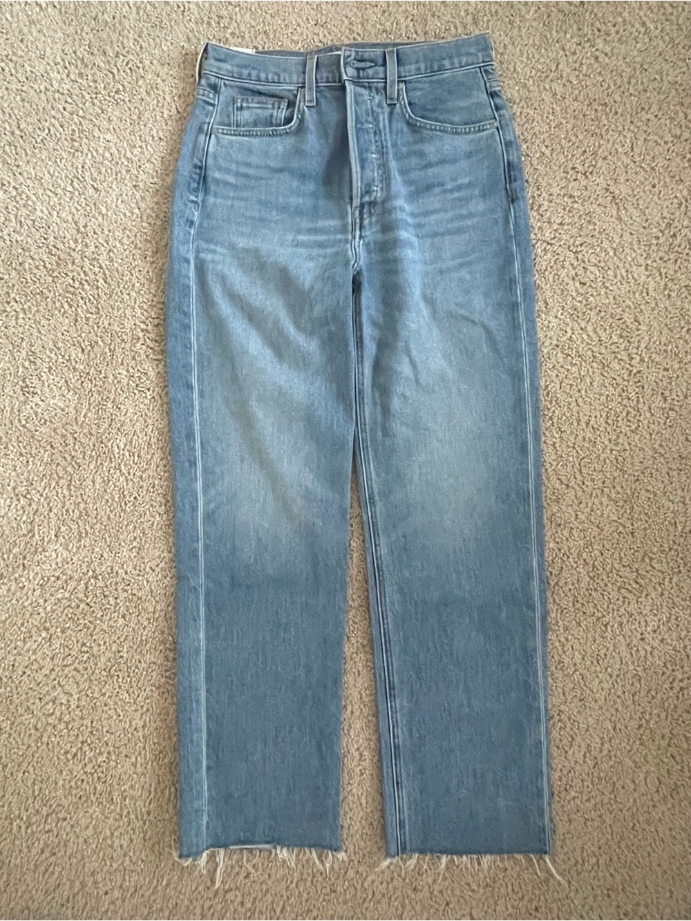 Frank & Eileen Monaghan Light Wash Straight Jeans